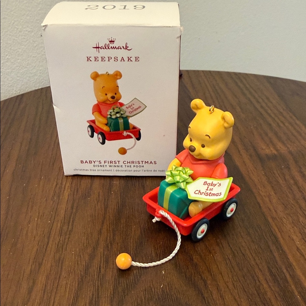 Hallmark Keepsake Winnie the Pooh Ornament - Red and Yellow